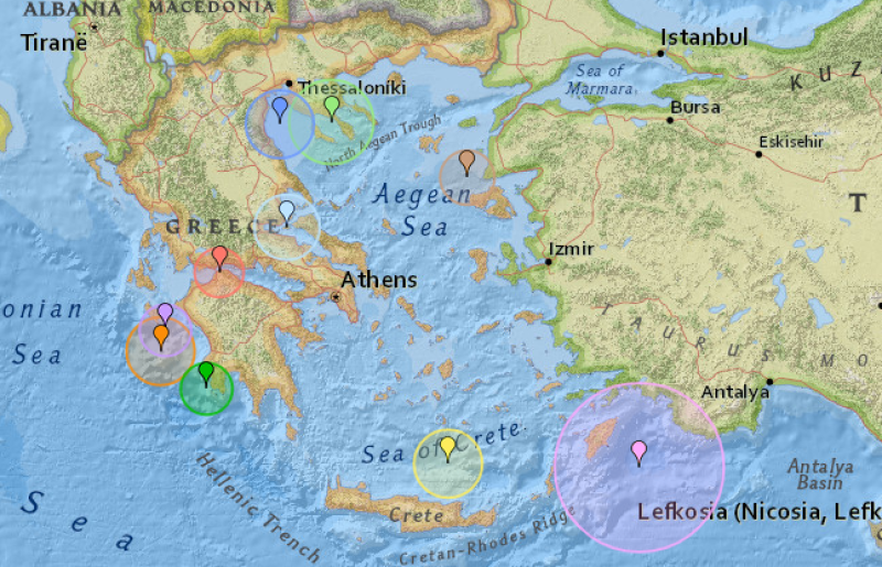 Земетресение с магнитуд 4,5 удари Гърция