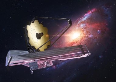 Космическият телескоп Джеймс Уеб засне сливане на три галактики известно