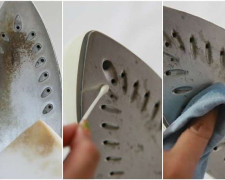 6 начина как да почистим ютията лесно и бързо