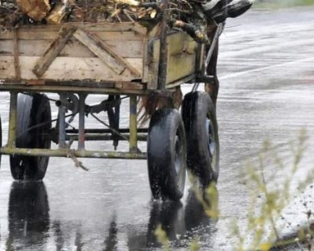 Водач блъсна пиян каруцар в Пловдив, изскочил на пътя