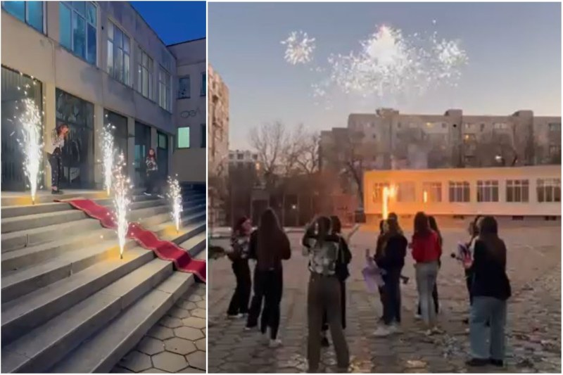 Започва се! Ученици от Френската поканиха класната си ръководителка на бала