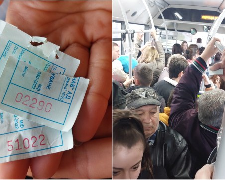 Претъпкани рейсове и билети за многократна употреба – това е ситуацията с градския транспорт в Пловдив