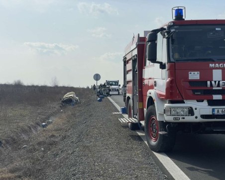 Тежка катастрофа на пътя Бургас-Слънчев бряг, има загинал