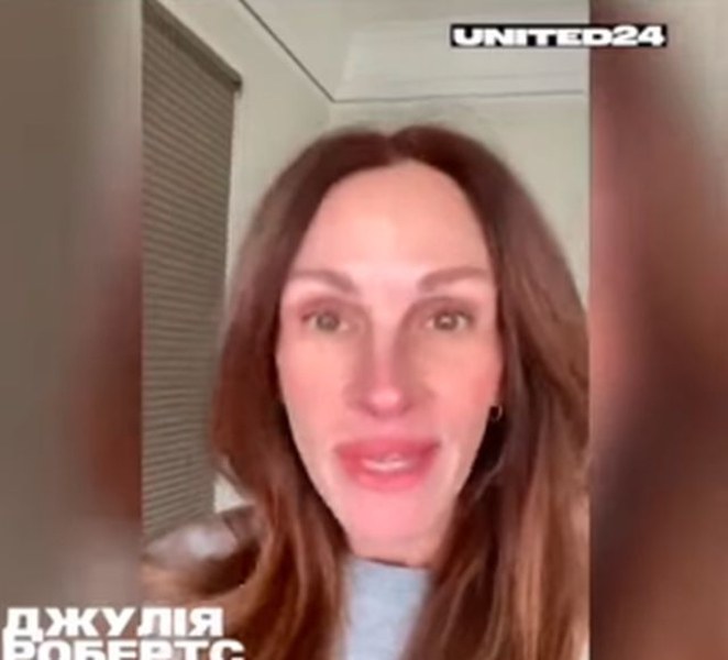 Холивудски звезди с послание към всички украинци
