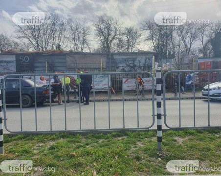 Мерцедес самокатастрофира на пловдивски булевард