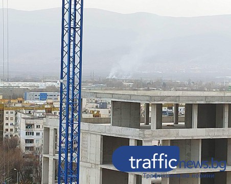 Пореден пожар в Пловдивско: Горят сухи треви край Браниполе