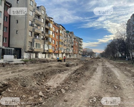 Ремонтът на ул. „Даме Груев” пред угрозата да не завърши в този мандат
