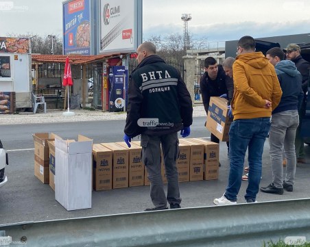 Спецакция за контрабандни цигари в Пловдив, арестувани са трима шофьори