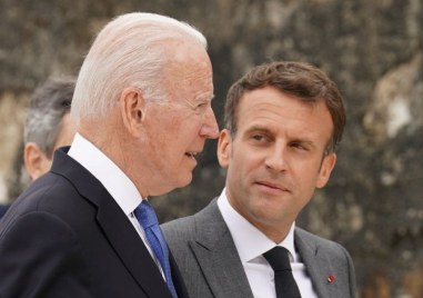 Президентът на Франция Еманюел Макрон обсъди с американския си колега