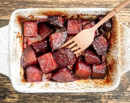 Лесна рецепта за печено червено цвекло