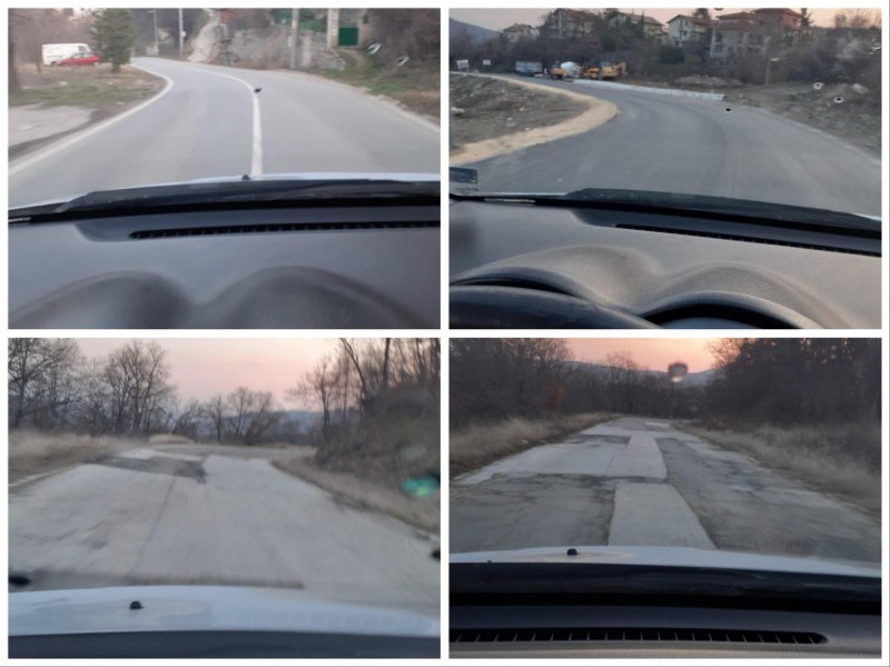 Пътят след Храбрино на разклона за Бойково остава без пътна