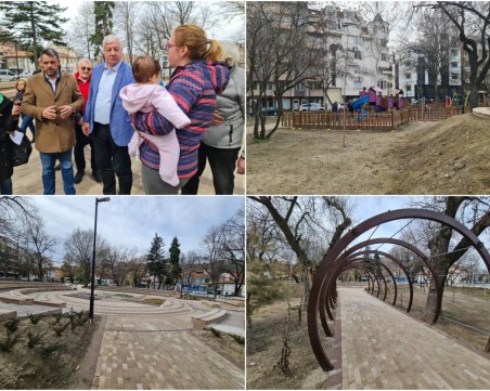 Кметове инспектираха новия парк на пл. Шахбазян, граждани изразиха недоволство от функционалността