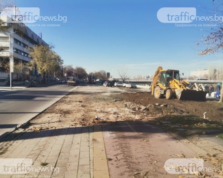 Започва ремонтът на разрушените площи по пропадналия Пробив до Водната палата