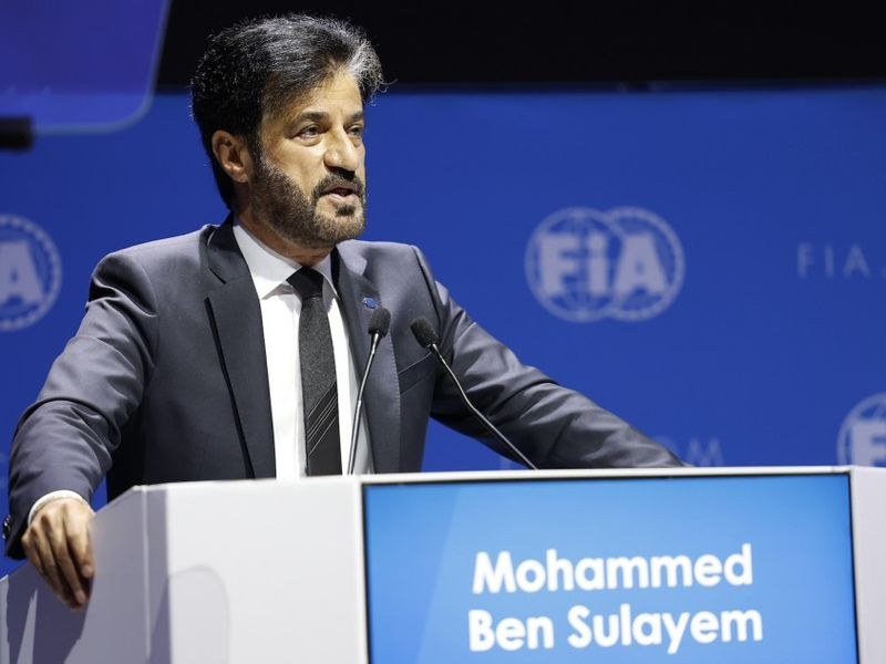 Синът на президента на световната федерация по автомобилизъм (ФИА) Мохамед