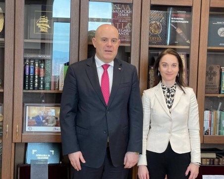 Главният прокурор Иван Гешев разговаря с посланика на Словения