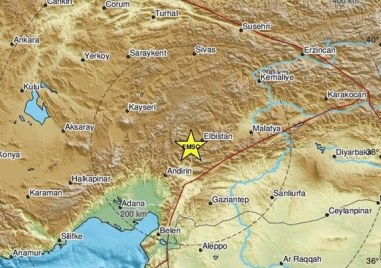 Земетресение с магнитуд 4 7 разлюля днес югоизточния турски окръг Кахраманмараш