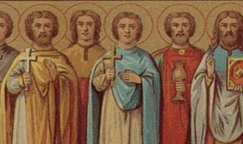 Днес почитаме Св. мъченик Агапий и 6-имата мъченици с него - Св.
