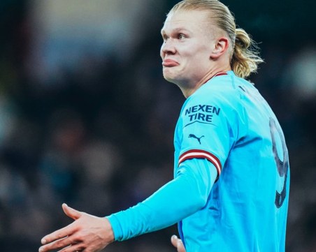 Холанд изравни Меси и Адриано след петте гола във вратата на РБ Лайпциг