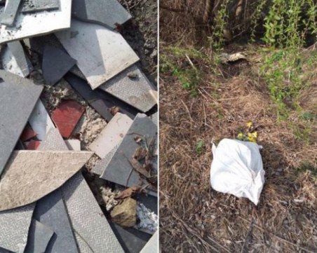 Наказателна акция! Целият боклук на замърсител в пловдивско село - върнат обратно в двора му