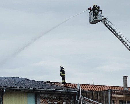 Пожарът в цеха в 