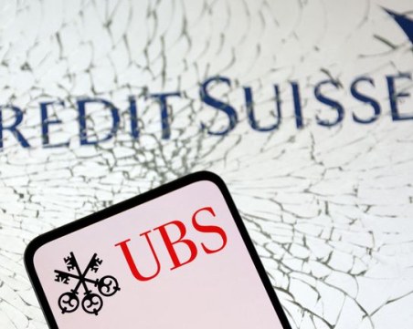 Швейцарската банка UBS придобива акциите на Credit Suisse за 2 милиарда долара