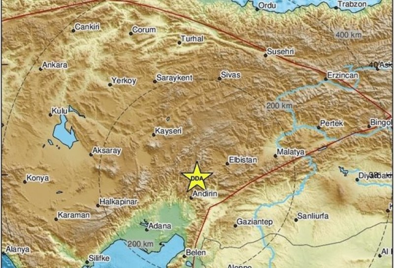 Три труса с магнитут над 4 по Рихтер регистрирани в Турция в рамките на 20 минути