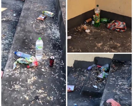 Деца превърнаха стадиона в Кричим в кочина, кой ще го чисти?