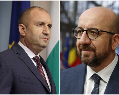 Радев обсъди с Шарл Мишел борбата срещу нелегалната миграция у нас