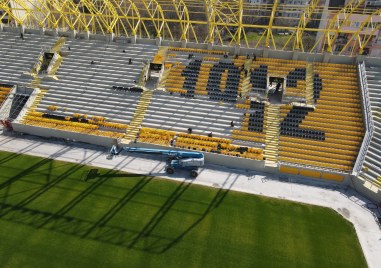 Още забележки по стадион Христо Ботев констатирани от строителния надзор