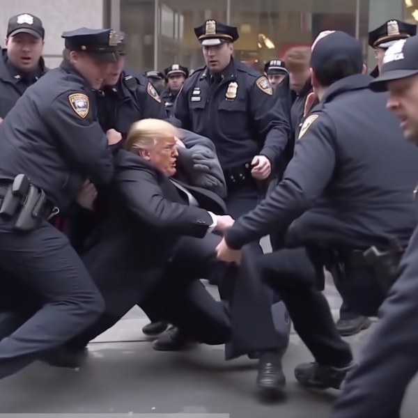 Изкуствен интелект генерира снимки как би изглеждал арестът на Тръмп