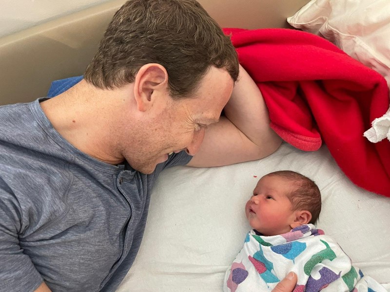 Марк Зукърбърг стана баща за трети път
