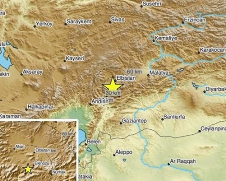 Земетресение от 4,6 по Рихтер отново разлюля Турция