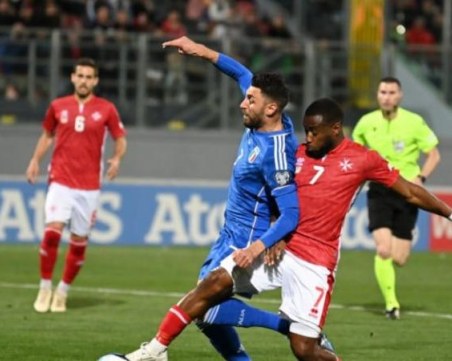 Кабаков даде два жълти картона на Малта - Италия