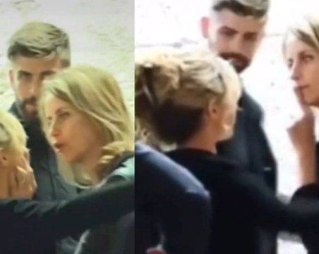 Майката на Пике и Шакира заснети в остър сблъсък