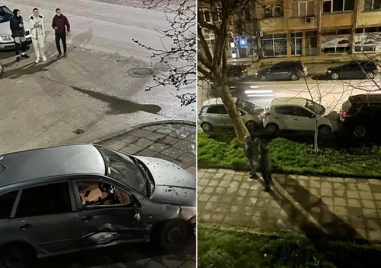 Дрифтъри изпочупиха коли в Плевен