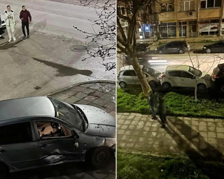 Дрифтъри изпочупиха коли в Плевен