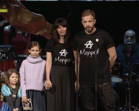 На наградите 