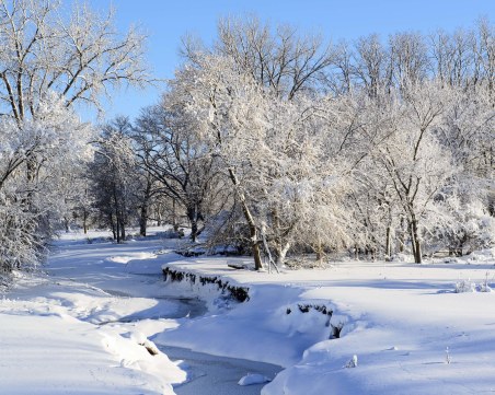 Обилен снеговалеж в Румъния
