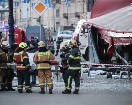 Задържаха 26-годишна за взрива в Санкт Петербург