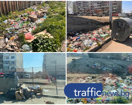 Въпреки акцията в Столипиново: Отпадъци продължават да се трупат извън контейнерите за смет