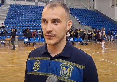 Старши треньорът на Марица Пловдив Борислав Крачанов говори след спечелването на