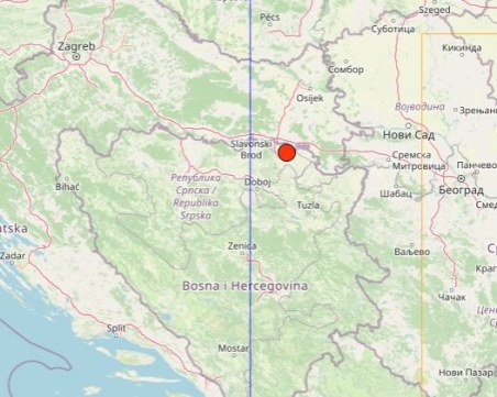 Земетресение разтърси Босна и Херцеговина