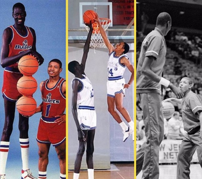 Когато най-високият и най-ниският баскетболист в историята на НБА бяха съотборници
