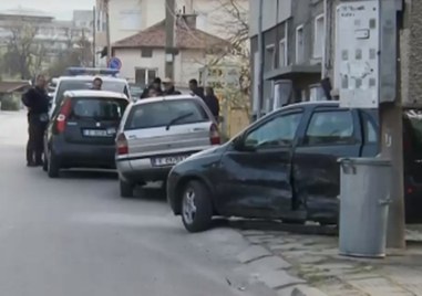 Четири автомобила бяха пометени в Благоевград Инцидентът стана в събота