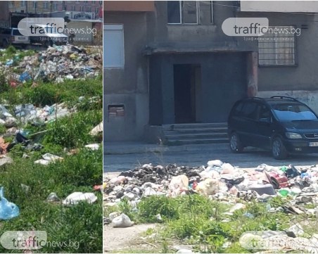 Предблокови пространства в Столипиново отново се превърнаха в сметище