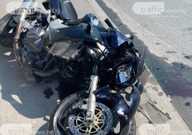 Моторист е пострадал при катастрофа в Кършияка Около 13 30ч е