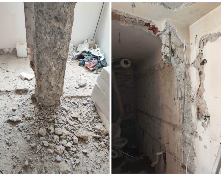 Пловдивчани: Нов съсед ремонтира апартамента си, разби носещи стени и ряза арматура