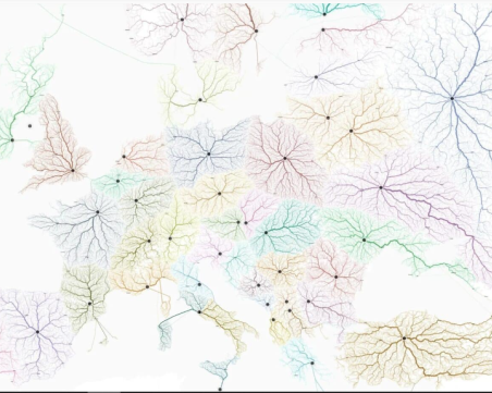 Всички пътища водят към Рим: Визуализацията на данни разкрива невероятни модели на мобилност