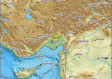 Земетресение с магнитуд 4 3 по Рихтер бе регистрирано в турската