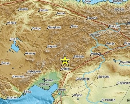 Два силни труса разлюляха Турция